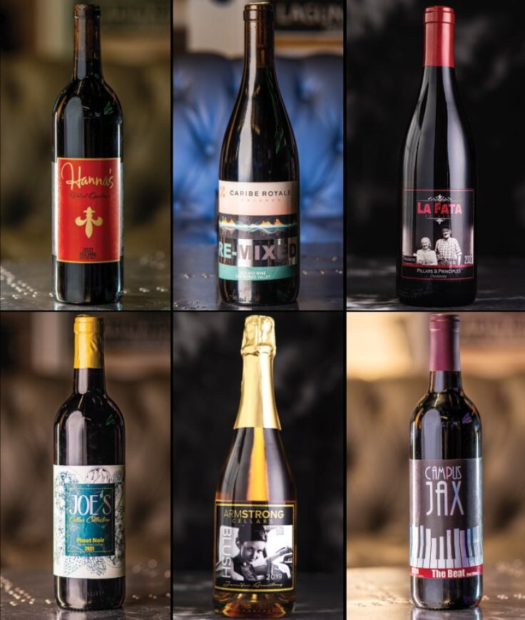 Private label wine examples